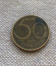Moneta 50 Groschen 1967