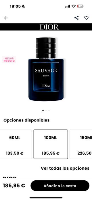 Dior Sauvage Elixir Perfume