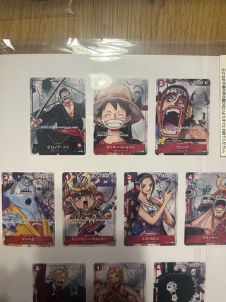 Colección Cartas One Piece 25 Aniversario