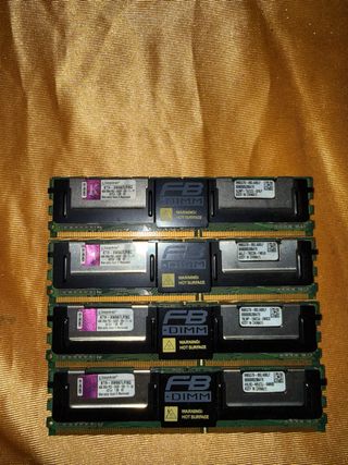 4x Kingston FB-DIMM DDR2 667MHz 2GB