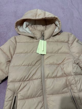 Abrigo Polo Mujer Talla S Rosa