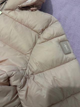 Abrigo Polo Mujer Talla S Rosa