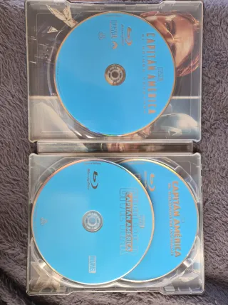 Capitán América Trilogía Blu-Ray steelbook