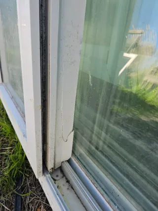 Ventana corredera PVC blanca