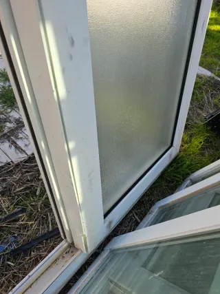 Ventana corredera PVC blanca