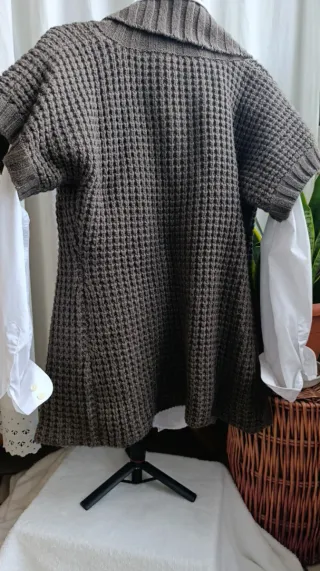 Chaleco marrón vintage