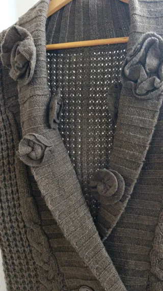 Chaleco marrón vintage