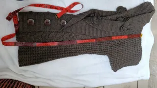 Chaleco marrón vintage