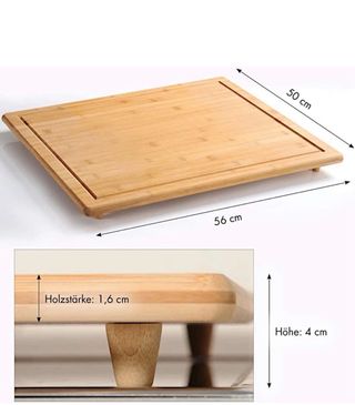 Kesper Tabla Cortar y Protector Bambú