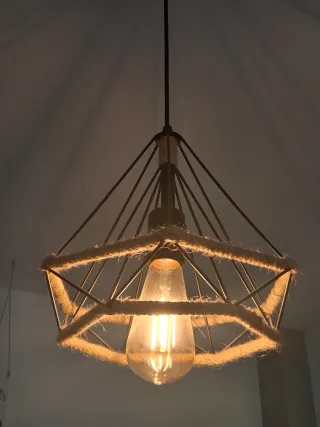 Lámpara colgante estilo industrial