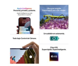 iPhone 16 Negro 128GB