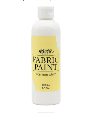 Pintura Textil Nazca Colors Blanca 250ml
