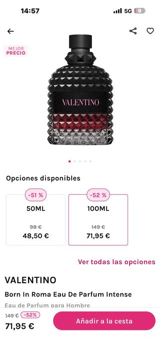 Valentino Uomo Born in Roma Intense