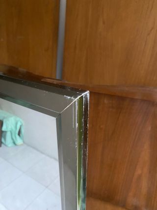 Espejo Burlington Plata Metal