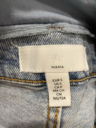 Vaqueros premamá azul claro