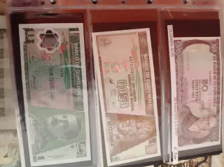 Lotto 245 banconote mondiali Tutte FDS