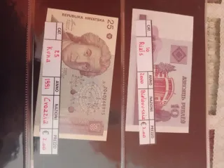 Lotto 245 banconote mondiali Tutte FDS