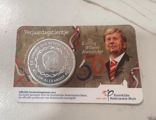 Moneda 10€ Plata Holanda Willem-Alexander