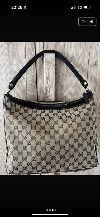 Borsa a spalla Gucci monogram