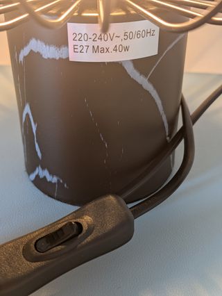 Lampada da Tavolo Metallo Industrial