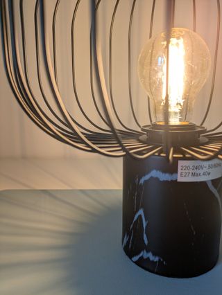 Lampada da Tavolo Metallo Industrial