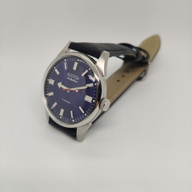 Reloj vintage Ruso Vostok Acero Inox. URSS