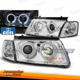 FAROS OJOS DE ÁNGEL CCFL CROMADOS se adapta a VW