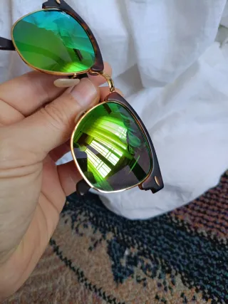 Gafas de sol Ray-Ban Clubmaster Marrón/Verde