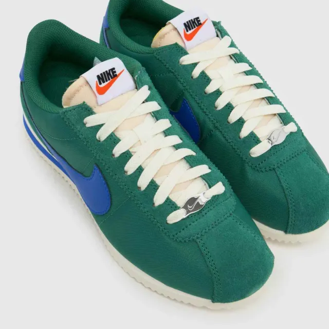 Zapatilla Deportiva Nike Cortez Verde y Azul