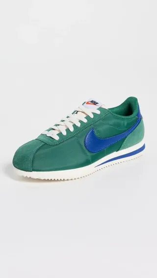 Zapatilla Deportiva Nike Cortez Verde y Azul