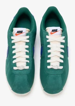 Zapatilla Deportiva Nike Cortez Verde y Azul