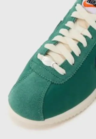 Zapatilla Deportiva Nike Cortez Verde y Azul