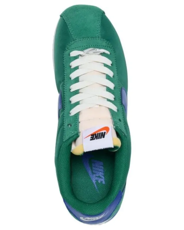 Zapatilla Deportiva Nike Cortez Verde y Azul