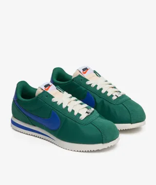Zapatilla Deportiva Nike Cortez Verde y Azul