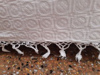 Copriletto Piquet Vintage Bianco