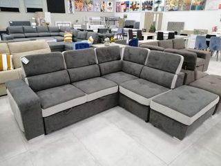 NUEVO: SOFA CAMA RINCONERA POSITANO + PUF 260X160