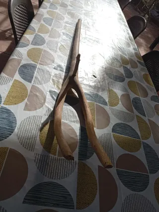 Horca antigua de madera