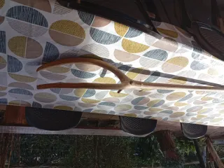 Horca antigua de madera