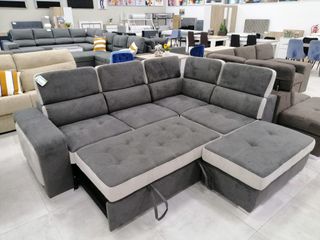 NUEVO: SOFA CAMA RINCONERA POSITANO + PUF 260X160