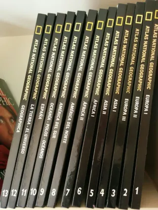 25 tomos ATLAS NATIONAL GEOGRAPHIC