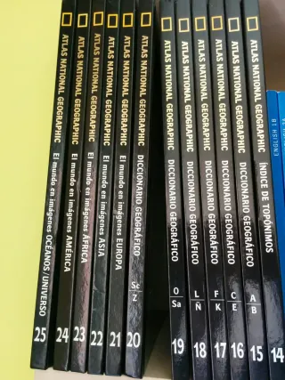 25 tomos ATLAS NATIONAL GEOGRAPHIC