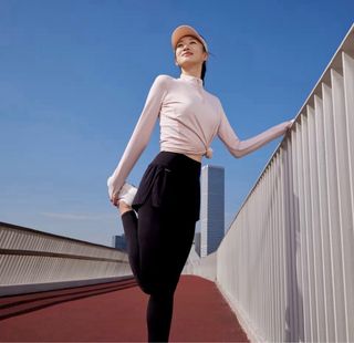 Sudadera deportiva rosa Decathlon Talla S