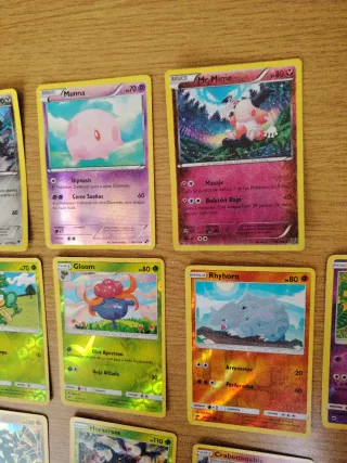 Lote 11 Cartas Pokémon Reverse y Holo