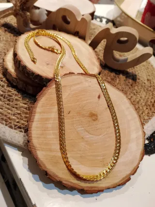 Cadena Serpiente Chapado Oro 18k