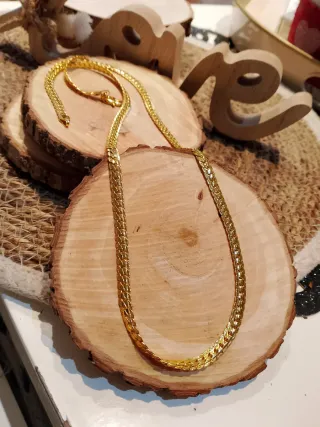 Cadena Serpiente Chapado Oro 18k