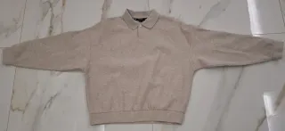 Felpa Bershka Uomo Beige