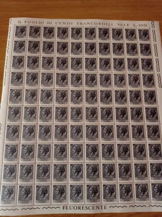 Lotto francobolli italiani.