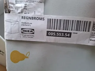 4 Cajas Almacenaje Ikea Regnbroms