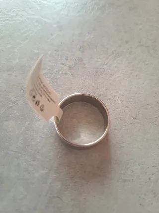 Anello Padre Nuestro Acciaio Argento Nuovo