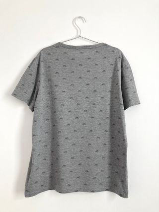 Camiseta Pier One Gris Estampada Bicicletas